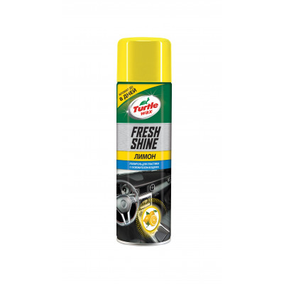 Turtle Wax FG6524/4812 полироль для пластика с освежителем воздуха ЛИМОН FRESH SHINE-CITRUS 500 мл Turtle Wax FG6524/4812 полироль для пластика с освежителем воздуха ЛИМОН FRESH SHINE-CITRUS 500 мл