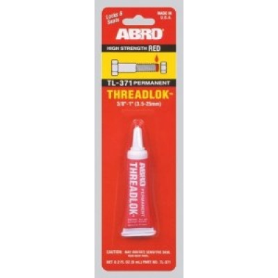 ABRO Закрепитель резьбы красный (сильный) TL-371 6 мл ABRO Закрепитель резьбы красный (сильный) TL-371 6 мл