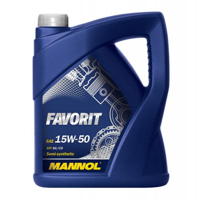 Mannol Favorit 15w50 API SG/CD моторное масло 5 л Mannol Favorit 15w50 API SG/CD моторное масло 5 л