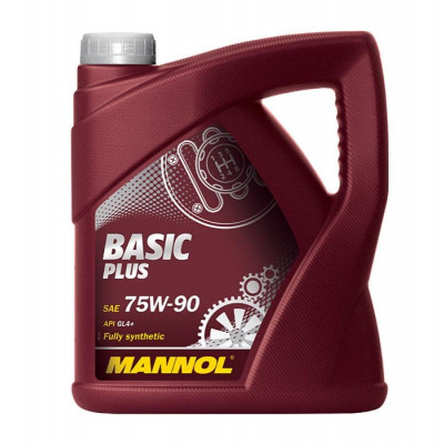 Mannol GL-4 Basic Plus 75w90 синтетическое трансмиссионное масло 4 л (передний привод) Mannol GL-4 Basic Plus 75w90 синтетическое трансмиссионное масло 4 л (передний привод)