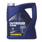 Mannol Outboard Marine моторное масло для двухтактных лодочных двигателей 4 л