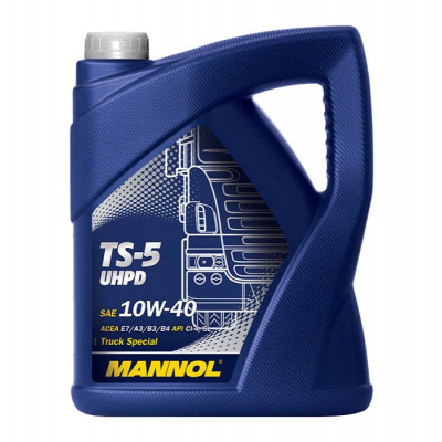 Mannol TS-5 UHPD 10W40 полусинтетическое моторное масло 5 л Mannol TS-5 UHPD 10W40 полусинтетическое моторное масло 5 л