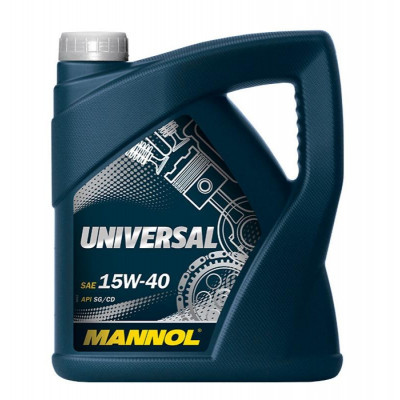 Mannol Universal 15w40 API SF/CD моторное масло 4 л Mannol Universal 15w40 API SF/CD моторное масло 4 л