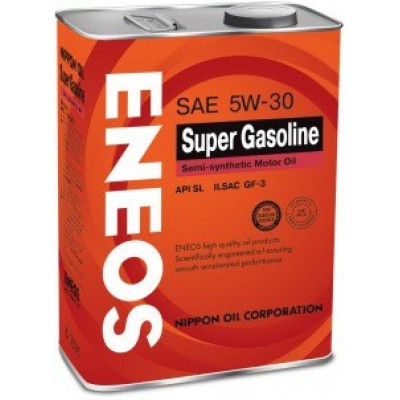 ENEOS Gasoline Semi-Synthetic 5w30 SL полусинтетическое моторное масло 0,94 л ENEOS Gasoline Semi-Synthetic 5w30 SL полусинтетическое моторное масло 0,94 л