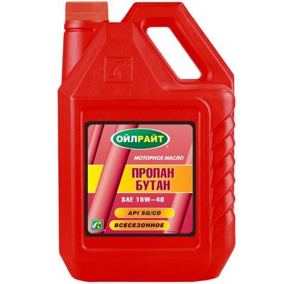 Oil Right Пропан- Бутан 15w40 5 л масло для газовых двигателей Oil Right Пропан- Бутан 15w40 5 л масло для газовых двигателей