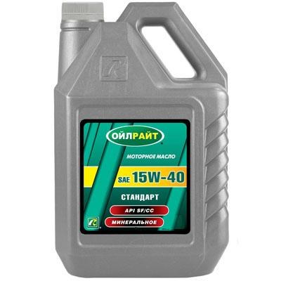 Oil Right Стандарт 15w40 5 л масло моторное Oil Right Стандарт 15w40 5 л масло моторное
