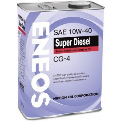 ENEOS Diesel Semi-Synthetic 10w40 CG-4 полусинтетическое моторное масло 0,94 л ENEOS Diesel Semi-Synthetic 10w40 CG-4 полусинтетическое моторное масло 0,94 л